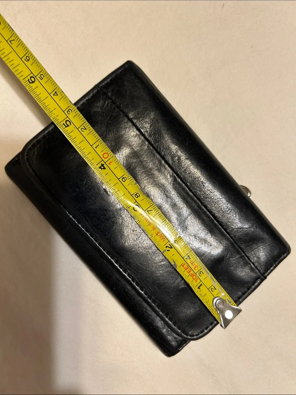 HOBO Black Leather Men's Bifold Wallet
